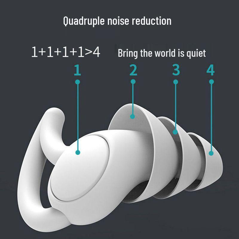 Soundproof Anti-Noise Sleeping Earplugs for Side Sleepers, Dormitories & Swimming – Waterproof & Comfortable for Noise Reduction.
