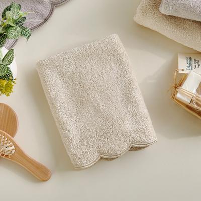 Raffinira Scallop Hand Towel 34X40 BEIGE 85g_BG0124047