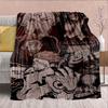 Jujutsu Kaisen Decorative Flannel Blanket Warm Soft Throw Lightweight Cozy Sofa Bed Decor