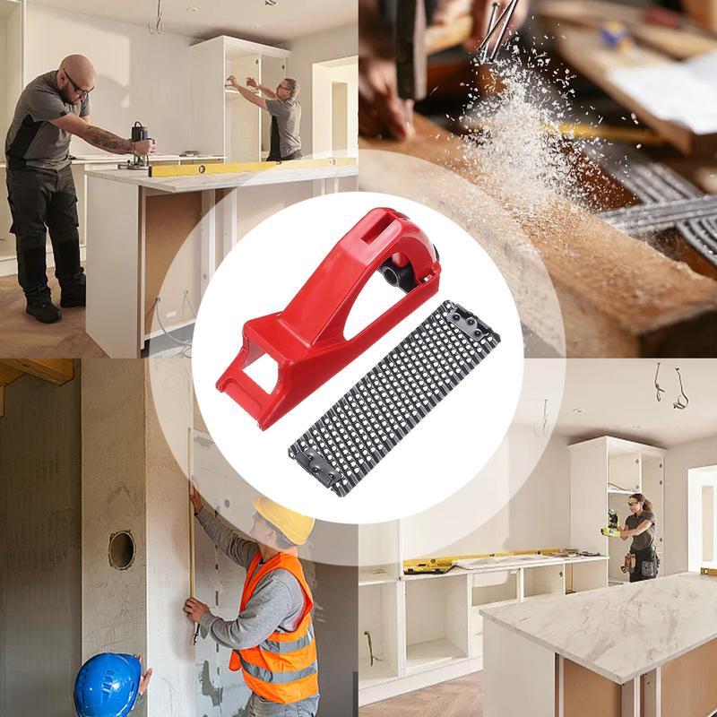 Drywall File Rasp Gypsum Board Chamferer File Planing Wallboard Rasp Trimmer Drywall Lifter Sheetrock Kicker Edge-finishing Tool