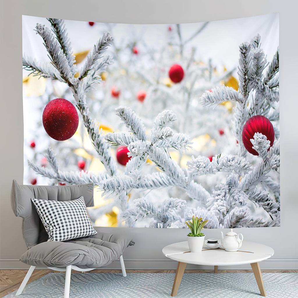 Christmas Tree Tapestry with Lights,Holiday Party Tapestry Wall Hanging Tapestries Gifts for Xmas Decor,Birthday and Room Decor