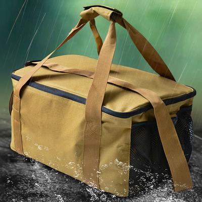 Cookware Bag Portable Oxford Picnic Cookware Storage Bag Waterproof Barbecue Tableware Bag for