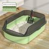 Extra Large Semi-Enclosed Anti-Splash Cat Litter Box - Double Layer Kitten Toilet Essentials