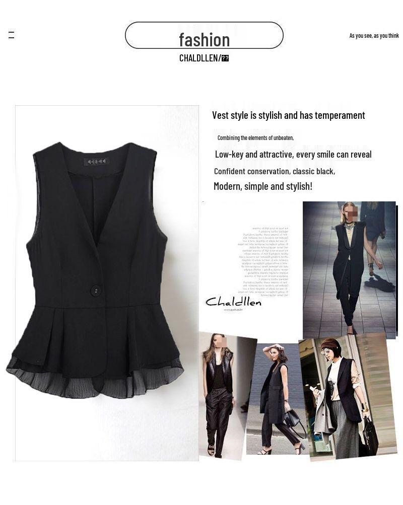 2023 Women's Sleeveless Slimming Vest: Spring/Summer Korean Style Lightweight Tank Top