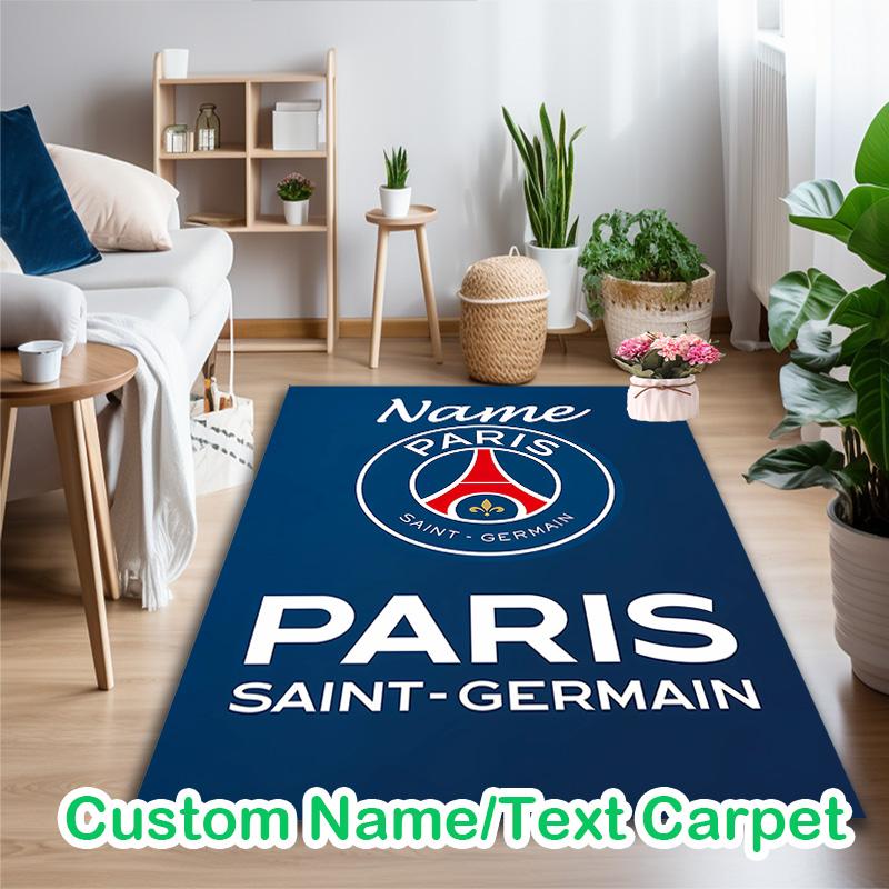 [1pc Paris Saint-Germain Football Club (1) Office Chair Carpet] Digital Printed Area Rug for Home & Game Room Use, Soft Indoor Sofa Chair Mat