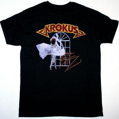 KROKUS THE BLITZ TOUR Heavy Cotton Black All Size For Men Shirt Unisex T-Shirt