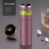 316 Stainless Steel Smart Insulated Cup with Tea Infuser – Premium Vacuum Water Bottle for Office & Business Gifts