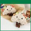 Adorable Plush Sandwich Keychain Cute Food Doll Taco Style With Soft Pp Cotton Filling