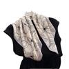 Sketch Flower Simulation Silk Printing Silk Scarf Small Square Scarf Premium Shawl Sunscreen Neck Scarf Headscarf Female