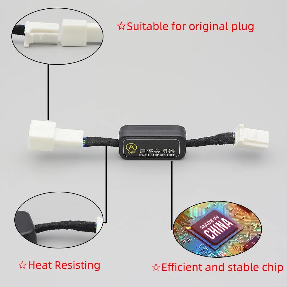 For Toyota RAV4 2016 2017 2018 2019 Automatically Stop Start Auto Off Device Disable Cable Smart Adaptor Plug Closer Canceller