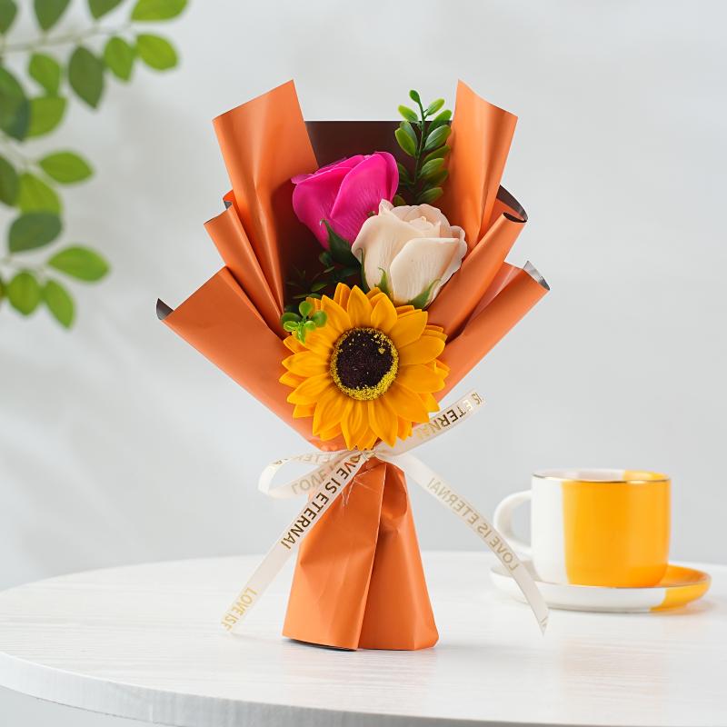 Scented Soap Rose Bouquet: Perfect Gift for Mother's Day, Valentine's, Birthdays - Ideal for Girlfriends, Moms, Besties, Teachers.