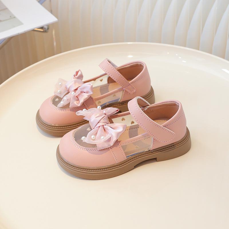 

Spring and Summer New Fashion Girls Comfortable Soft Sole Casual Leather Shoes 26 рожевий