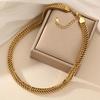 18K Gold Plated Heavy Duty Stainless Steel Chain Necklace – Hip Hop Punk Streetwear Accessory