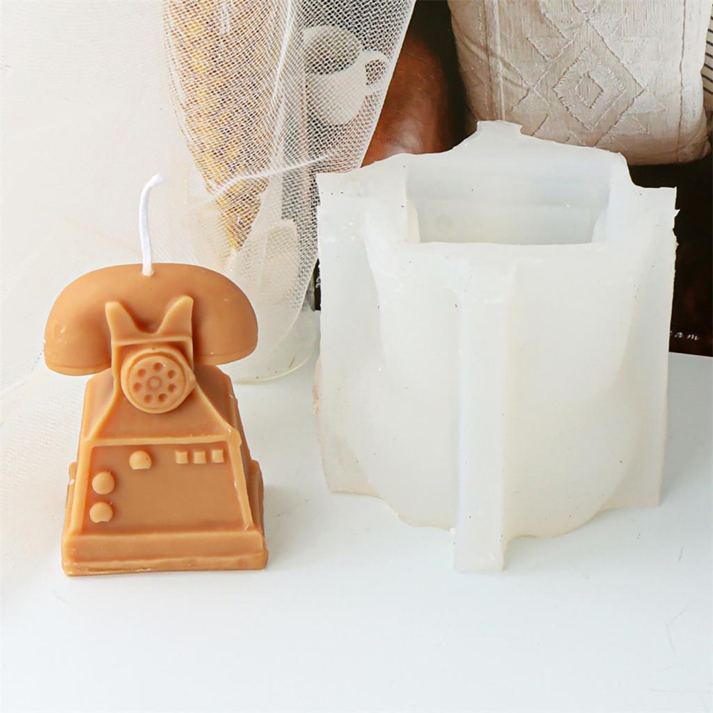 Simulation Television Candle Mold for Making Candle Soap Fondant Decors Silicone Molds Chocolate Baking DIYs Craft