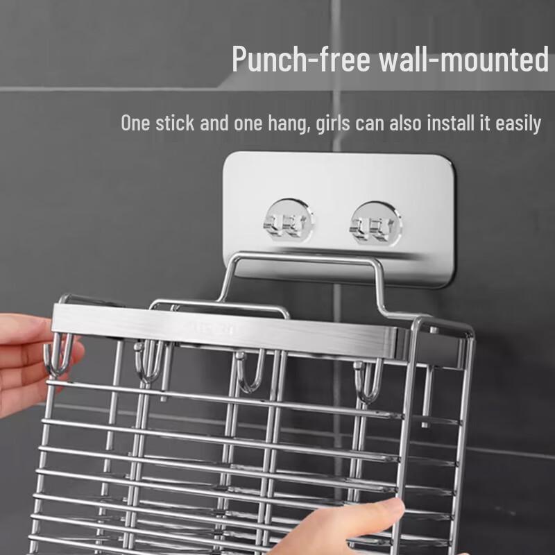 Stainless Steel Kitchen Knife and Chopstick Holder