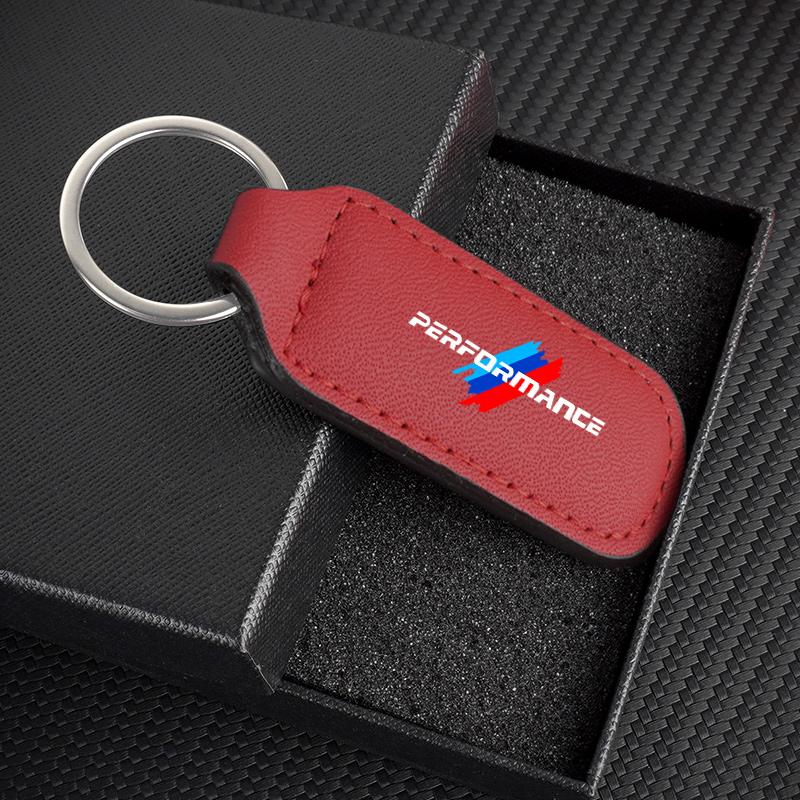 Zinc Alloy Suede Car Keychain For BMW Performance i8 Z4 Z8 X3M X4M G82 G80 F80 F87 G30 G20 G32 F40 F45 F46 E70 E71 A Key Rings gzjm96
