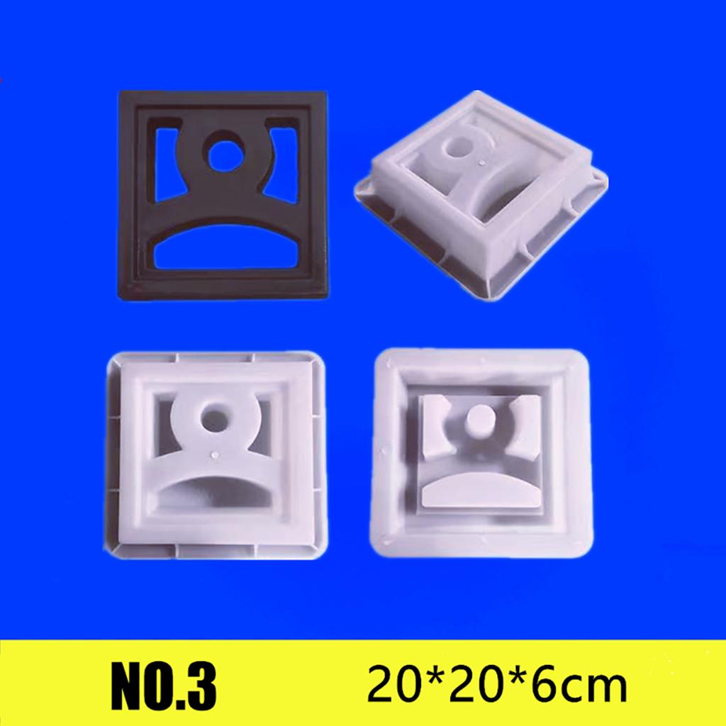 20*20*6cm Cement Mold Hollow Plastic Brick Mold Grid Background Wall Decoration Garden Window Flower Fence Wall Mold