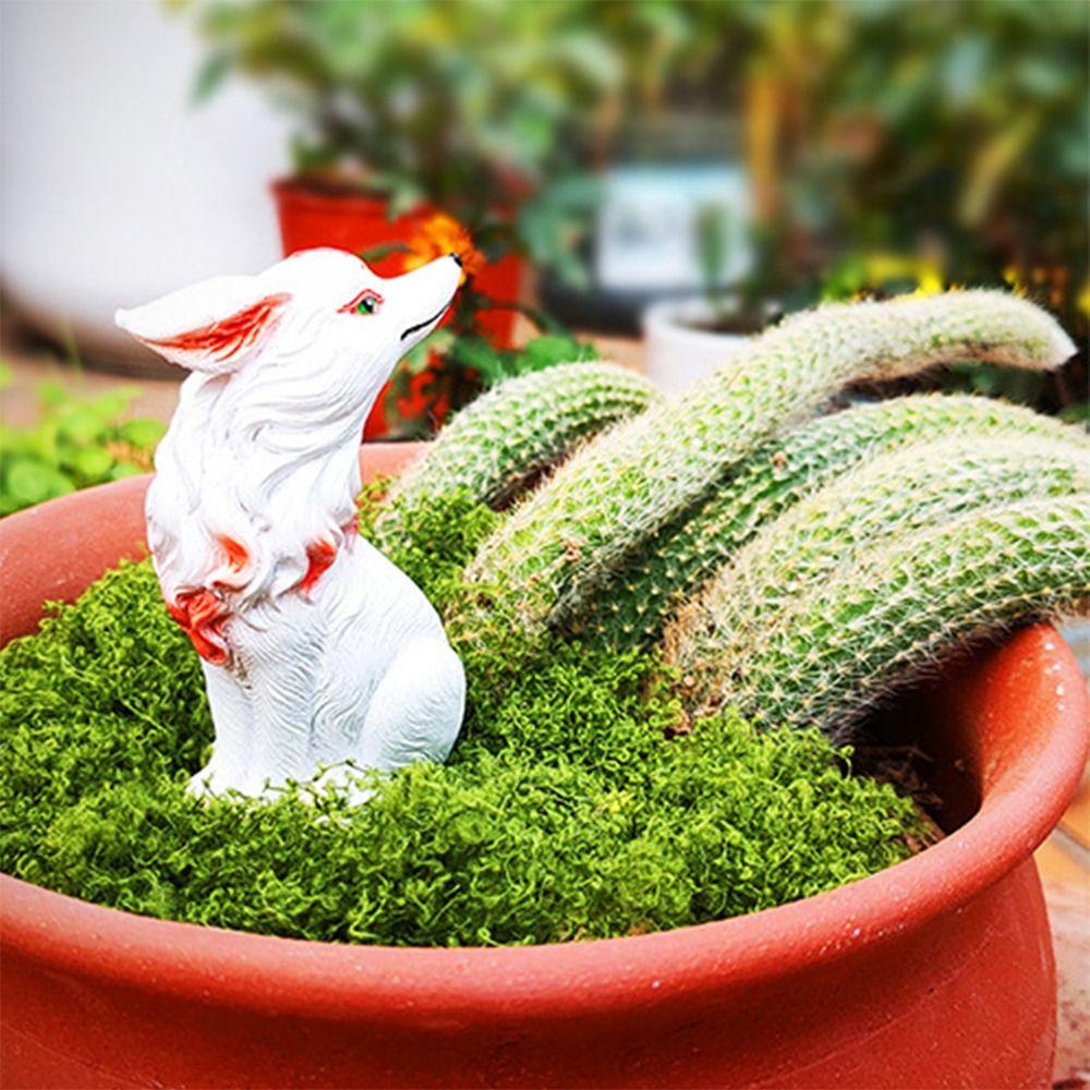 Resin Animal Sculpture Cute Garden Miniatures Figurine Micro Landscape Little Statue  Lawn