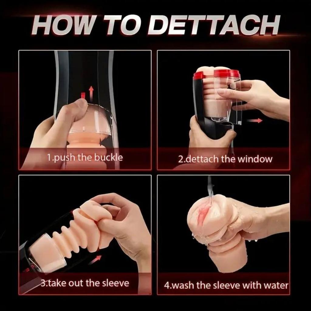 Automatický mužský masturbátor s realistickou vagínou Sexuální hračky pro dospělé muže Masturbační pohárek s 10 vibracemi pro stimulaci penisu Mužské sexuální hračky