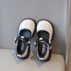 New Sweet Girl Princess Shoes Cute Pearl Bowknot Fashion Glossy Kids Leather Shoe Spring Autumn Causal Children Mary Jane Shoes