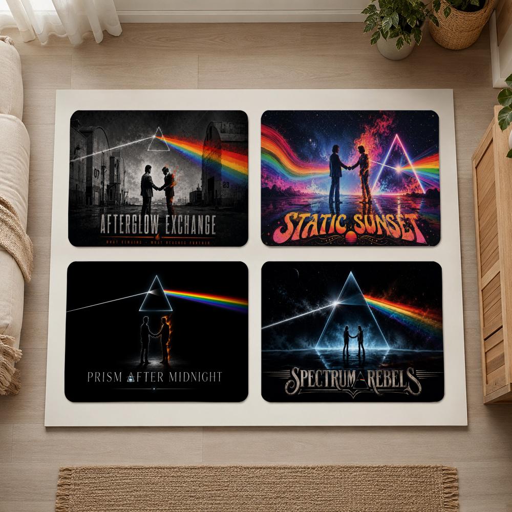 Progressive Rock P-Pink Floyd-Band Floor Mat Doormat Hallway Carpet Living Room Rugs Bath Floor Mats Home Decor