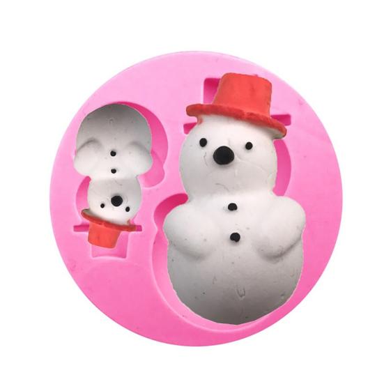 Christmas Sugar Craft Chocolate Fondant Cake Border Decor Mold Silicone Mould