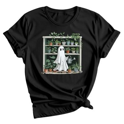 Ghost Gardening Hobbies Damen T-Shirt Zimmerpflanzenliebhaber