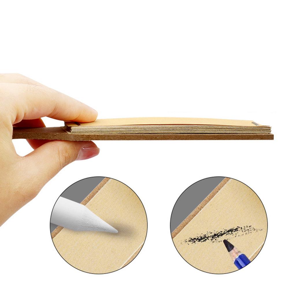 3/6PCS Blending Stumps and Tortillions Paper Art Blenders Sandpaper for Student Artist Beginner Sketching Drawing