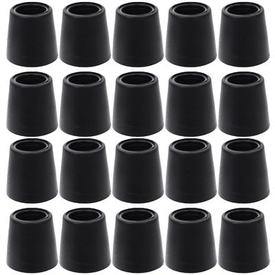20Pcs Chair Leg Protectors for Wood Floors Heavy Duty Rubber Glides Furniture Feet Stopper Covers for Indoor Outdoor Use No