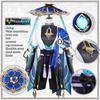 Kunikuzushi Genshin Impact Wanderer Cosplay Bamboo Hat Adult Performance Dress