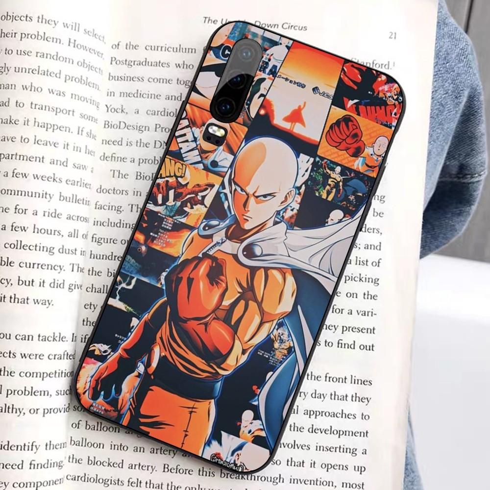 One P-Punch Man Saitama Phone Case For Huawei Honor 10 Lite 9 20 7A 9X 30 50 60 70 Pro Plus Soft Silicone Cover