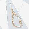 Short Ocean Wind Shell Stone Mobile Phone Chain Premium Beige Handmade Beaded Mobile Phone Lanyard Pendant