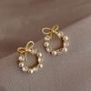 Korean Luxury Mermaid Pearl Earrings: Elegant, High-End, and Versatile Statement Ear Buckles