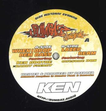 

12inch Record BUMBAZ JUNGLIZM - When I Drop Dem Bass Feat Daddy Fre BBAZ02 Bumbaz Junglizm 2020 Germany Reggae, Ska & Dub