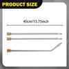 Pressure Washer Undercarriage Cleaner Car Wash Water Broom 4000PSI 16" Accessories for Patio