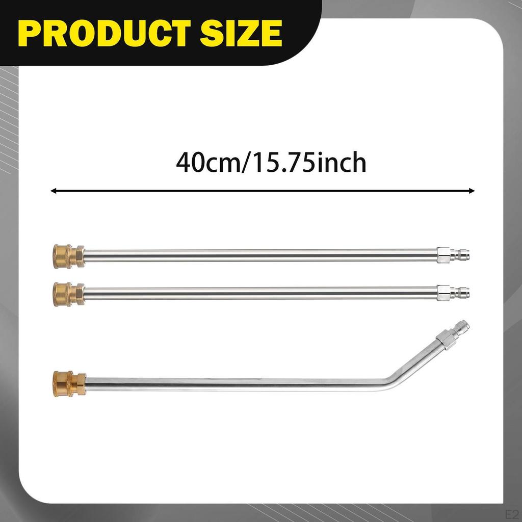 Pressure Washer Undercarriage Cleaner Car Wash Water Broom 4000PSI 16" Accessories for Patio