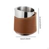 Handleless Milk Frothing Pitcher ,Handleless ,PU Leather Wrapped Espresso Accessories