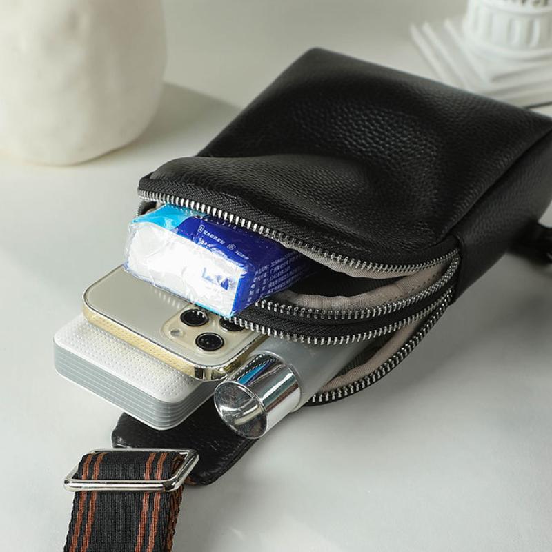 New Solid Color Women's Crossbody Bags Casual Ladies PU Leather Shoulder Bags Fashion High-quality Female Small Chest Handbags