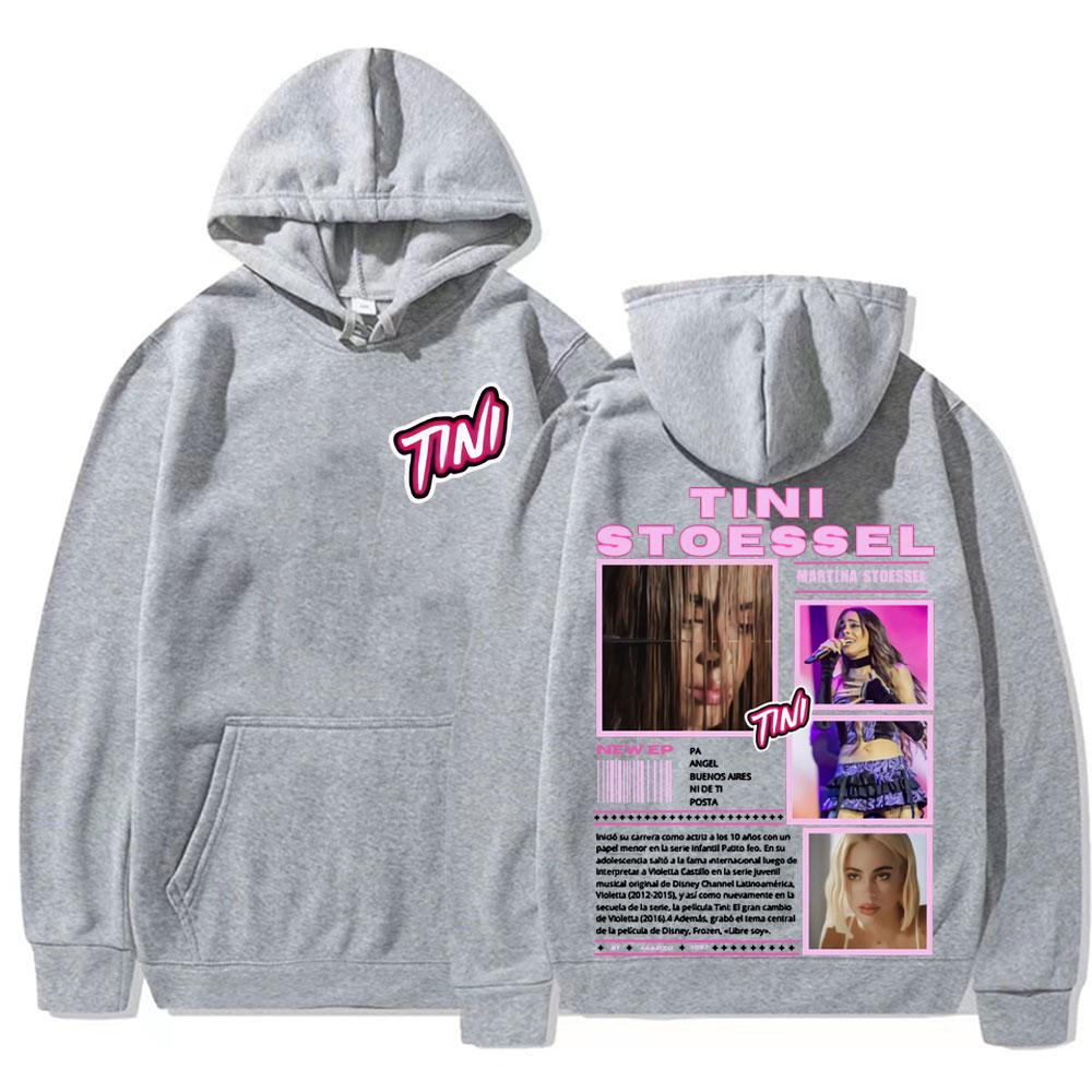 

Singer TINI STOESSEL 2025 Tour Merch Sweatshirts Men Women s Fashion Hip Hop Trending Hoodie High Quality Casual Comfort Hoodies 3XL