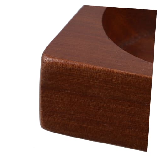 COLLBATH Wooden Grinder Bottle Base, Salt and Pepper Tray for Countertop Organization, Sturdy Wooden Stand, Storage Tray for Kitchen and Dining Table