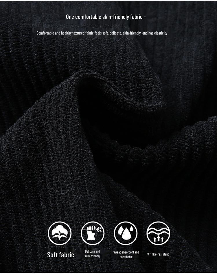 Herren Plus Size Corduroy Reversweste - Frühling/Herbst Stil