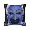 Film Funny T-Terrifier Horror 2 Pillow Cover Soft Pillow Case Cushion Cover Cute Fun Pillowcases For Chair Sofa Home Decoration