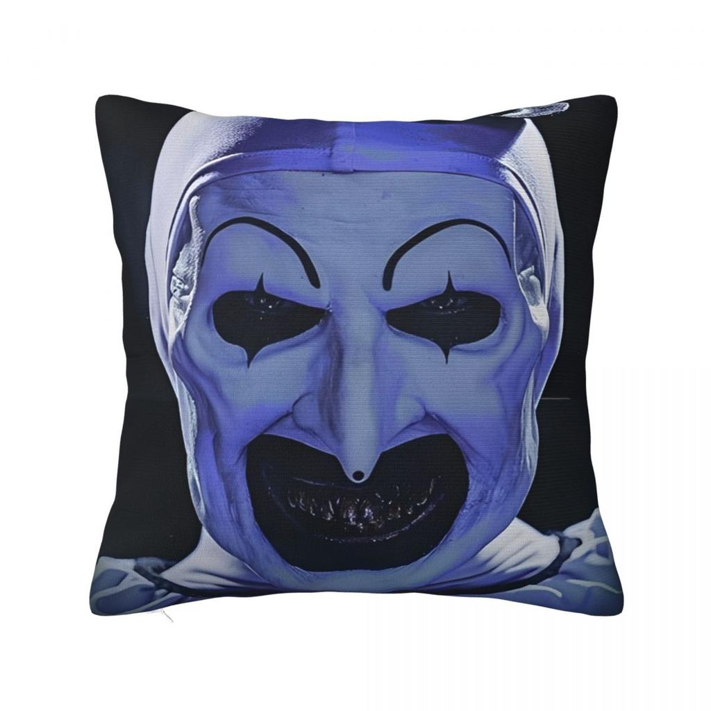 Film Funny T-Terrifier Horror 2 Pillow Cover Soft Pillow Case Cushion Cover Cute Fun Pillowcases For Chair Sofa Home Decoration