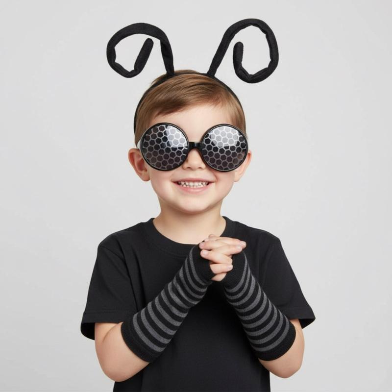 Role Playing Accessory Set Includes Headband Gloves And Eyewear For Cosplay Stage Performances Themed Party Costume
