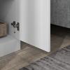 2-Door Cabinet Storage Cabinet with 5 Shelves, Contemporary Style, 60L X 36.5W X 175H
