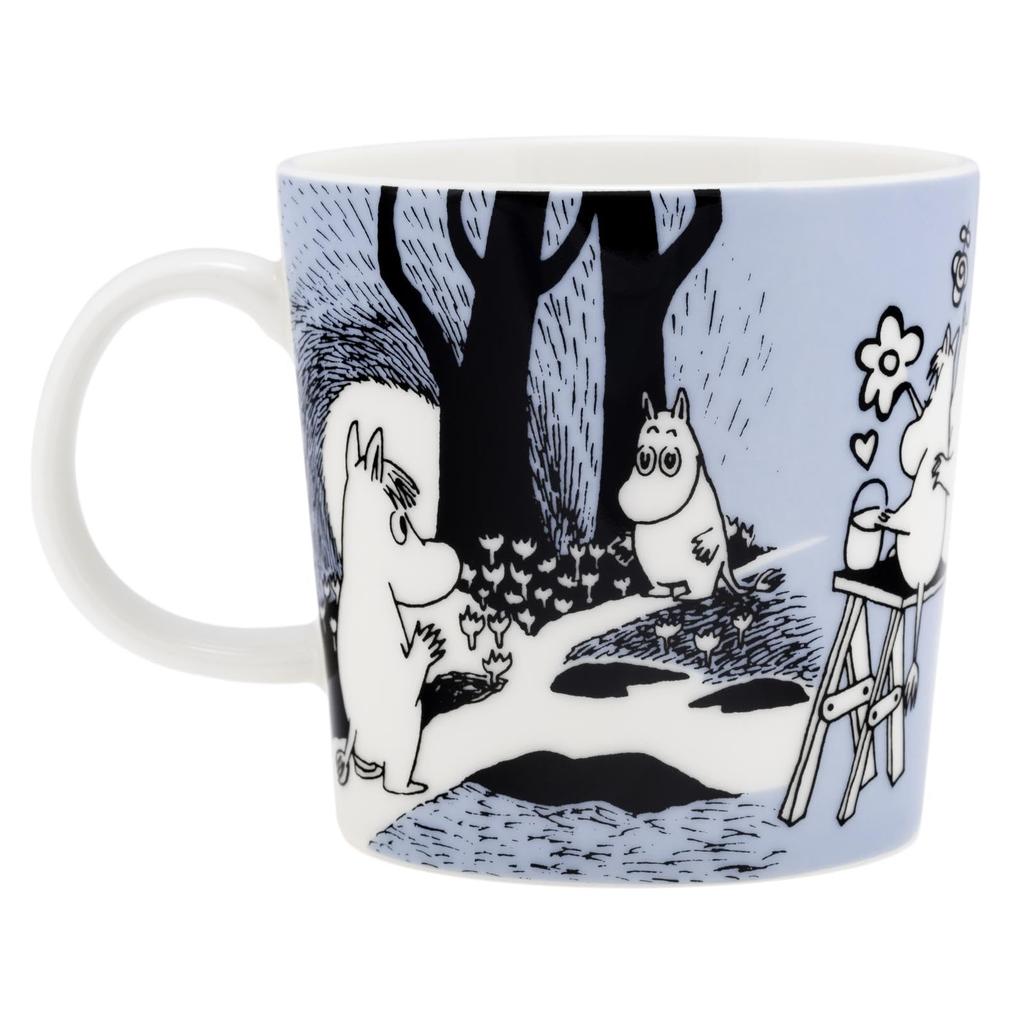 Moomin by Arabia Classic Love Blue [Officially Imported] Mug, 0.3L,
