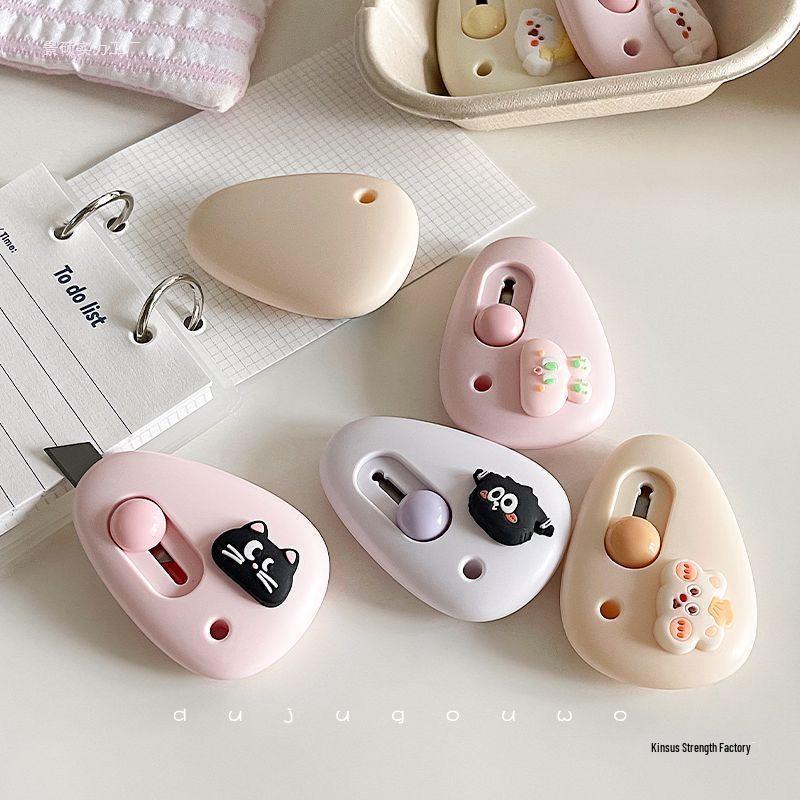 High-Value Compact Handmade Utility Knife: Cute Mini Student Box Cutter