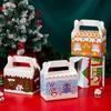 Christmas Gift Box Handheld Candy Cookies Packaging Box Christmas Holiday Party Gift Box