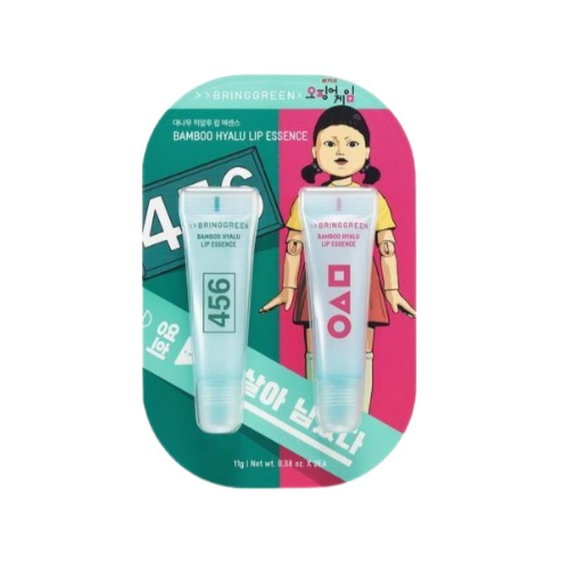 

Bring Green Бамбуковая гиалуроновая эссенция для губ Двойной набор 11 г × 2