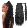 European and American for Velcro Horsetail Widened Water Wave Wig Long Curly Hair Corn Wharf with Horsetail Style